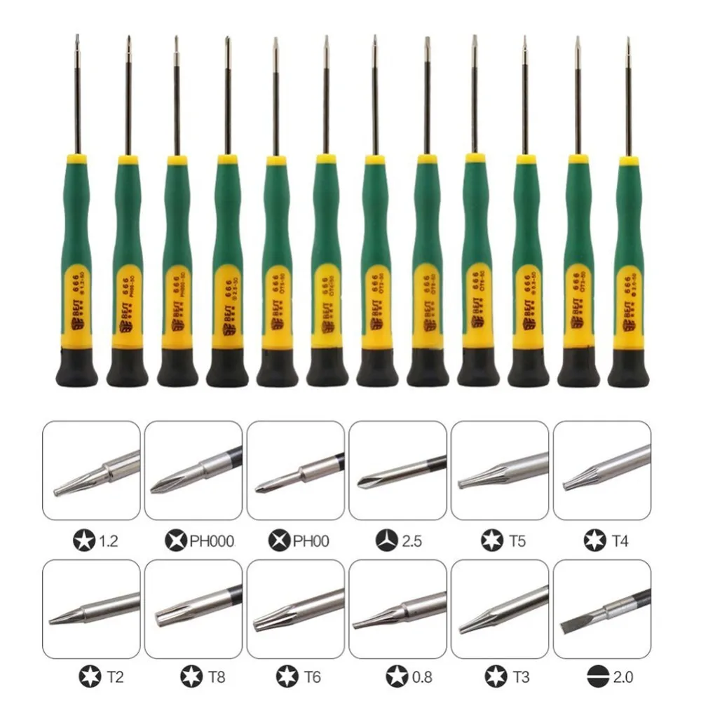 Pentalobe Screwdriver Set - 12 sztuk/zestaw śrubokrętów P2 P5 0.8