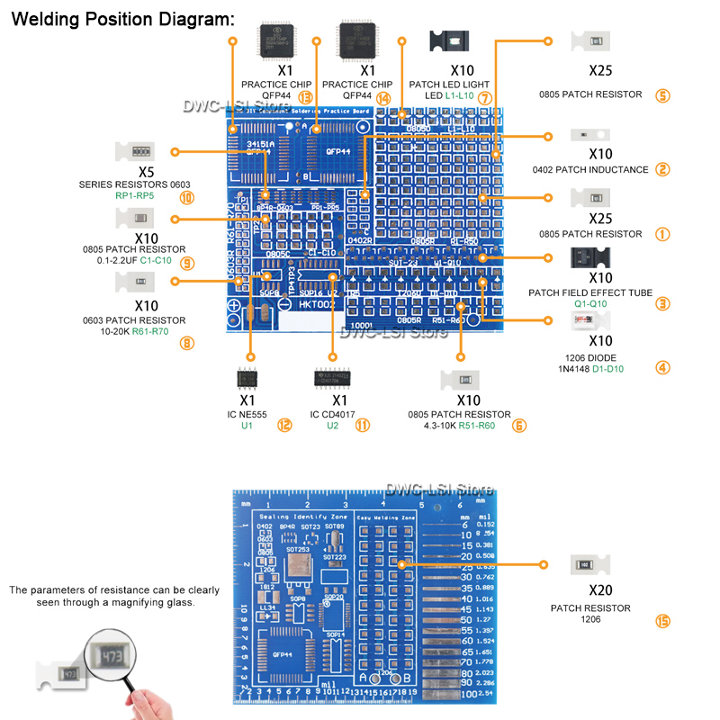 SMD Advanced Full Patch Weldin – Electronics Repair Table recenzja i cena