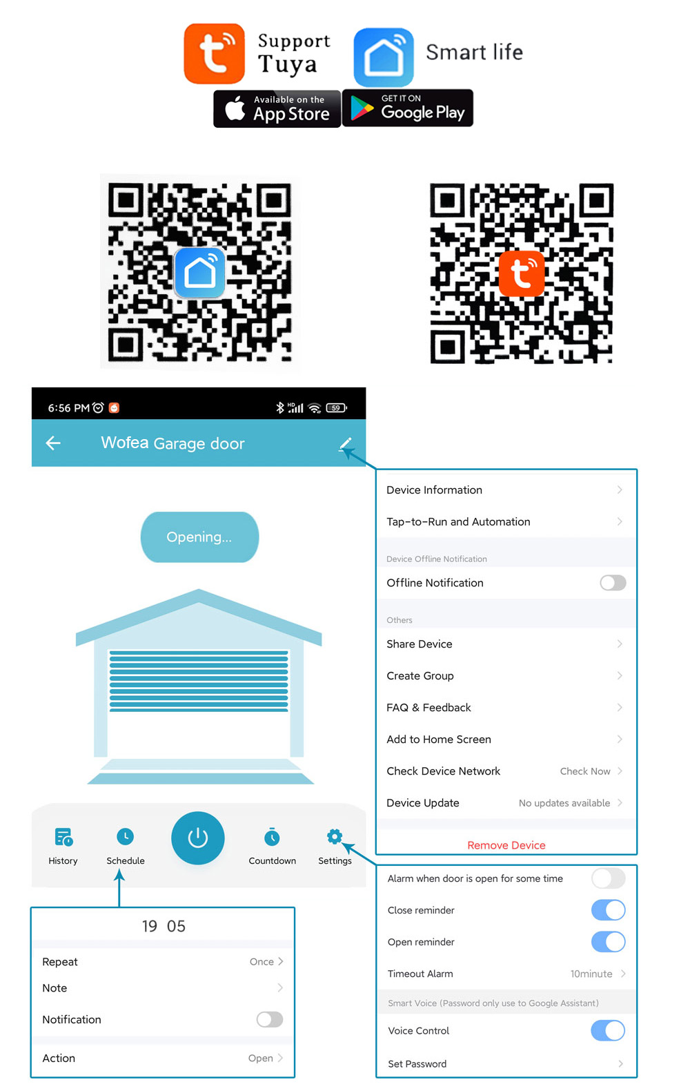 Wofea Tuya Inteligentny Sterow – Phone Opening Tool recenzja i cena